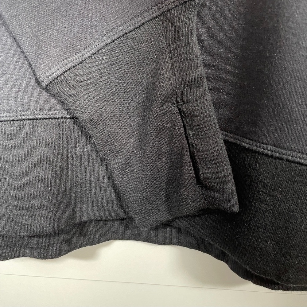 NWT Athleta Black Coaster Luxe V-neck Sweatshirt - Picture 5 of 10